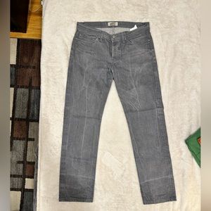 Naked and Famous Grey Selvedge Jeans